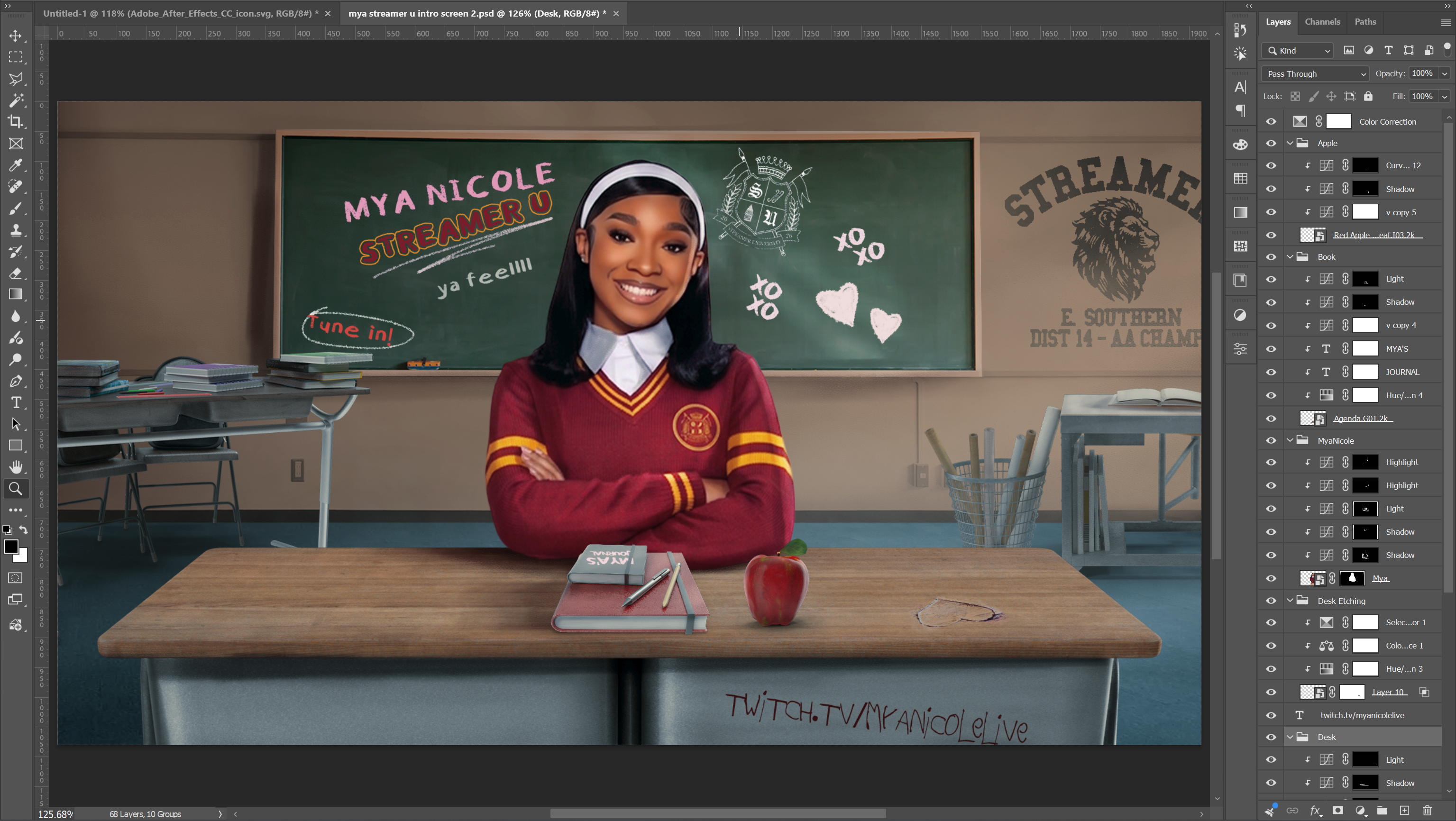MyaNicole Streamer University Intro Bundle