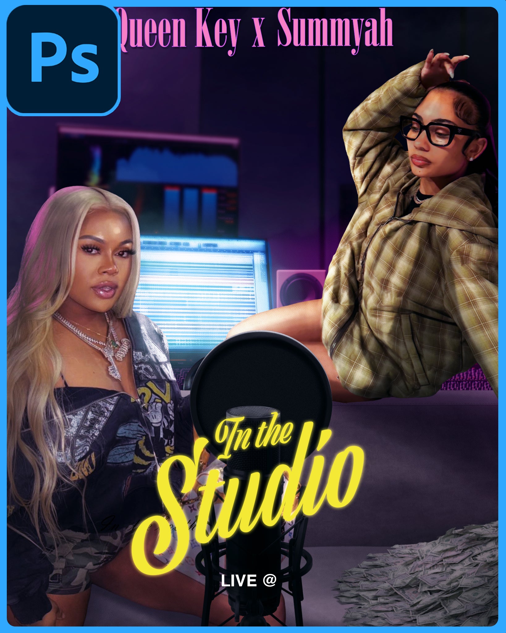 Summyah x QueenKey Flyer.PSD