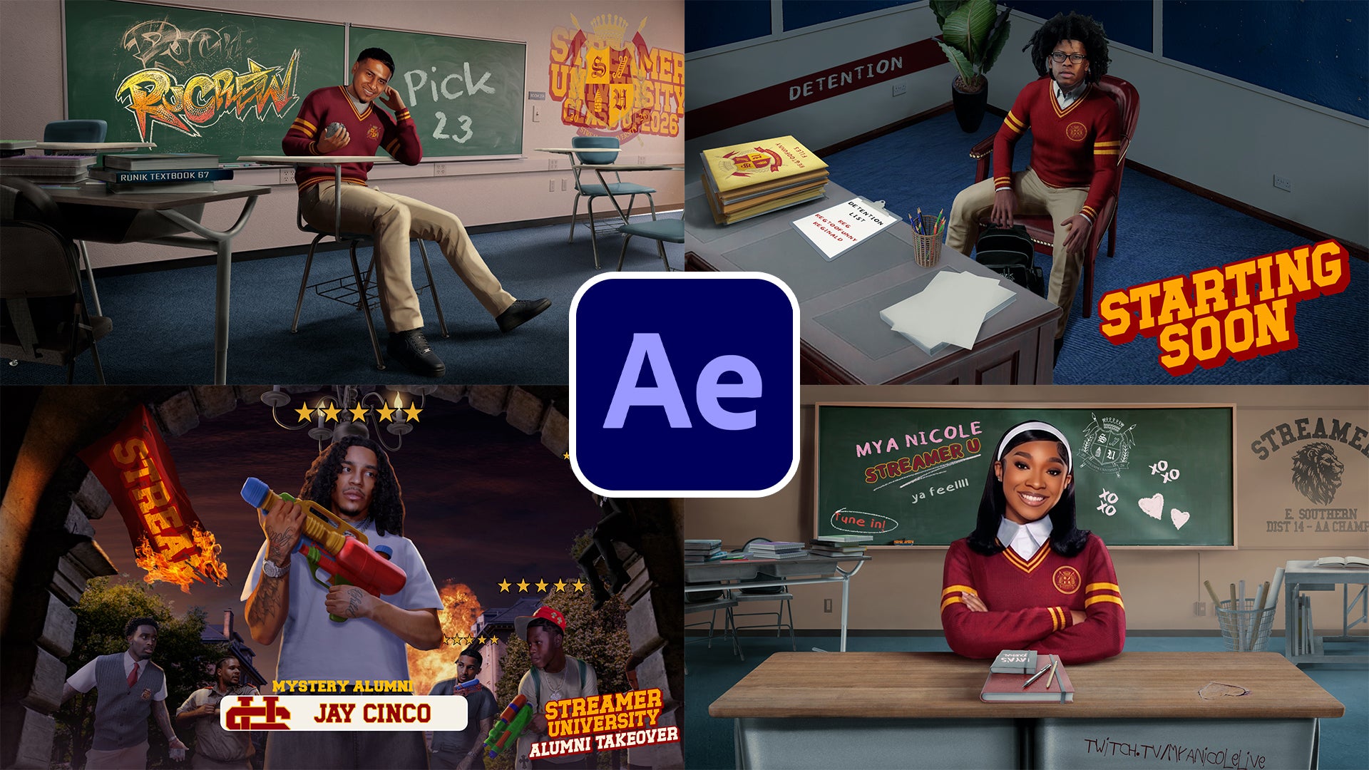 Streamer University Bundle PSD