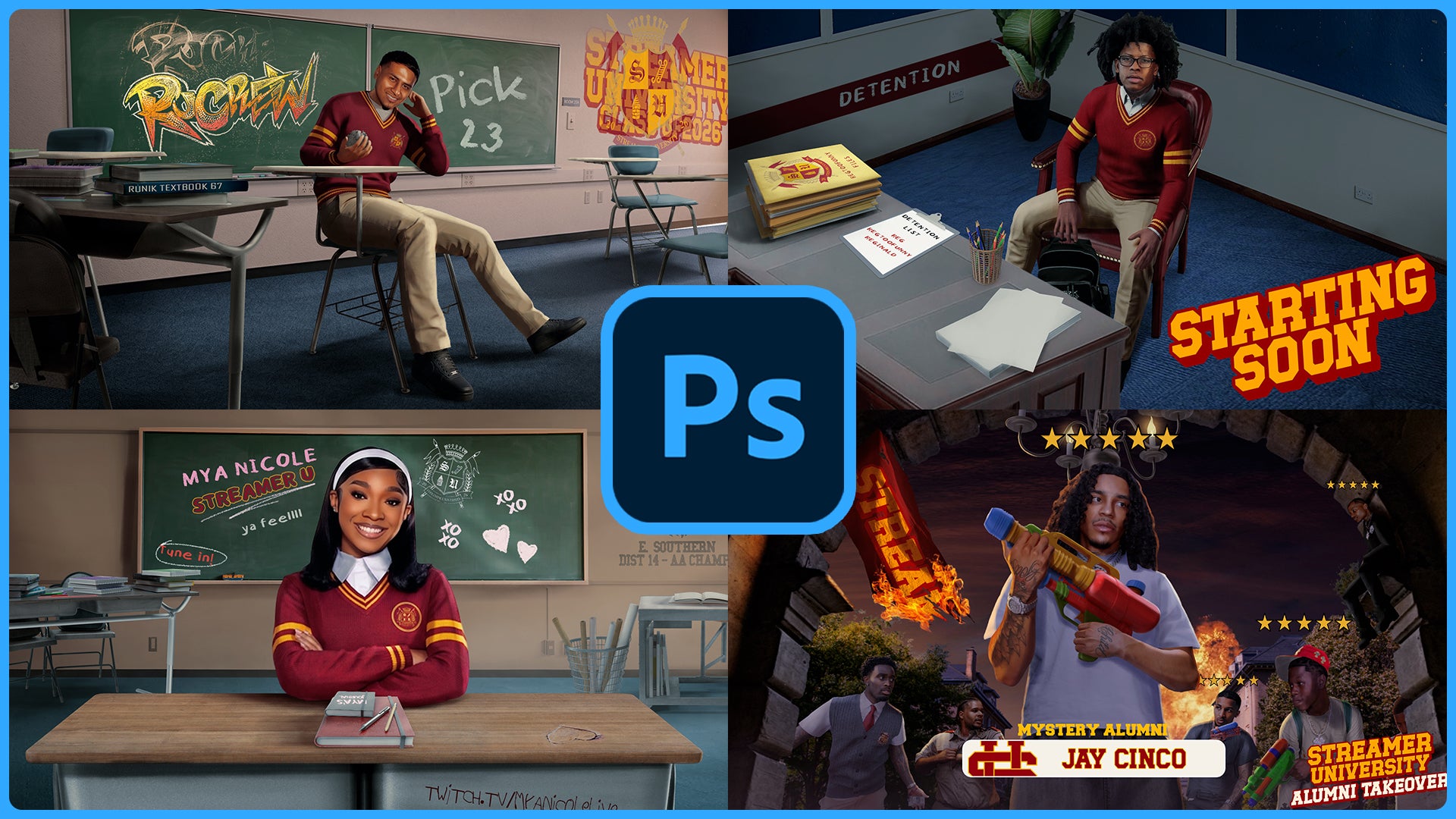 Streamer University PSD Bundle
